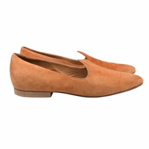 Le Monde Beryl Venetian Suede Slippers in Tan, Brown Sz 37